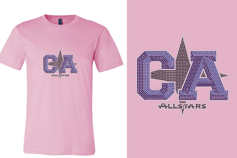 Rhinestones CA California ALL STARS Unisex T-Shirt
