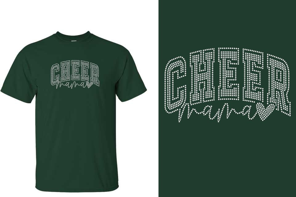 Rhinestones CA California ALL STARS Cheer Mama Unisex T-Shirt