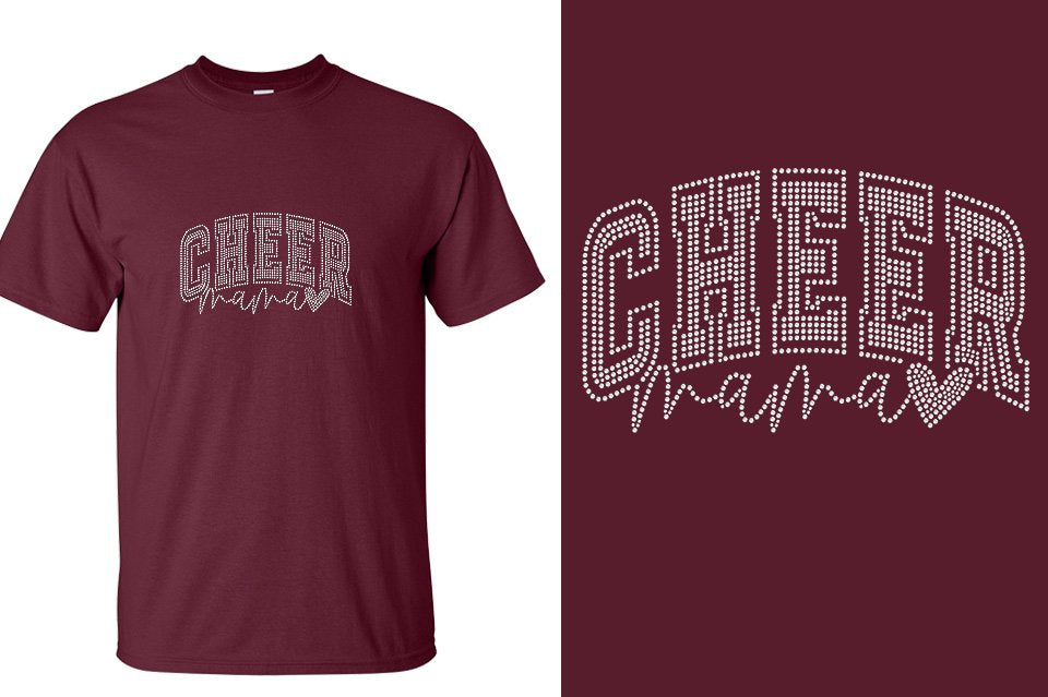Rhinestones CA California ALL STARS Cheer Mama Unisex T-Shirt