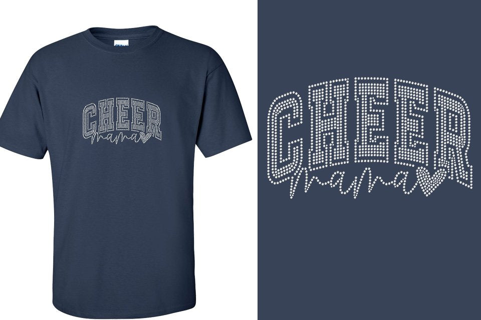 Rhinestones CA California ALL STARS Cheer Mama Unisex T-Shirt