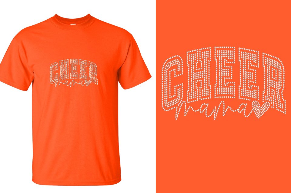 Rhinestones CA California ALL STARS Cheer Mama Unisex T-Shirt