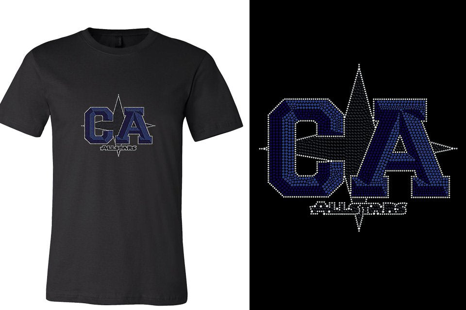 Rhinestones CA California ALL STARS Unisex T-Shirt