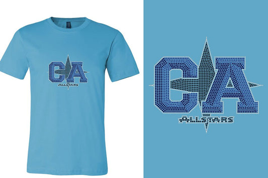 Rhinestones CA California ALL STARS Unisex T-Shirt