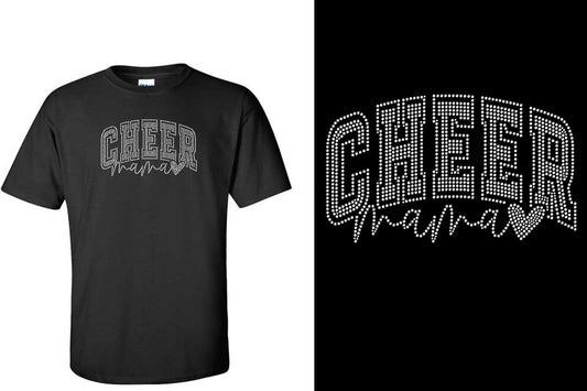 Rhinestones CA California ALL STARS Cheer Mama Unisex T-Shirt