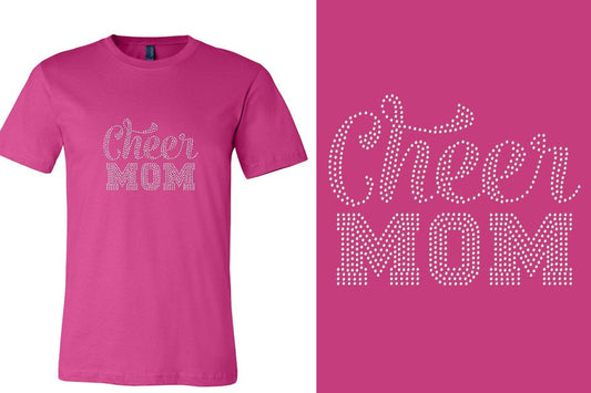 Rhinestones CA California ALL STARS Cheer Mom Unisex T-Shirt